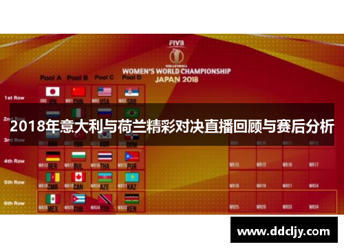 2018年意大利与荷兰精彩对决直播回顾与赛后分析 2018年意大利与荷兰精彩对决直播回顾与赛后分析